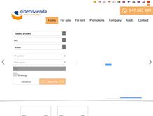 Tablet Screenshot of cibervivienda.com